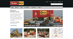 Desktop Screenshot of macallisterrentals.com